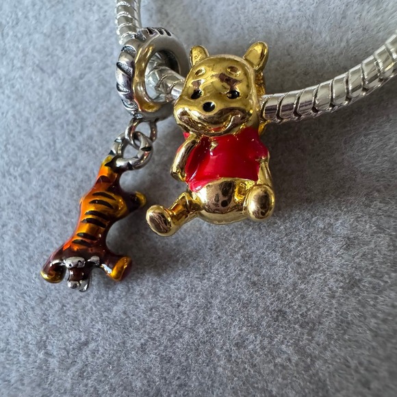 Winnie the Pooh and Tigger Charms fits PANDORA - Picture 2 of 8
